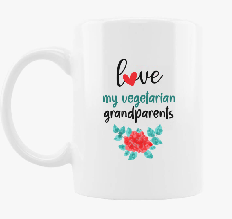Love my Vegetarian Grandparents skodelica