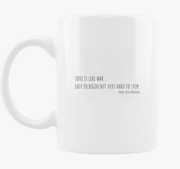 Love is like war skodelica