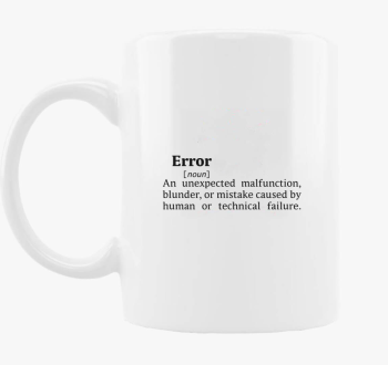 Error Dictionary skodelica