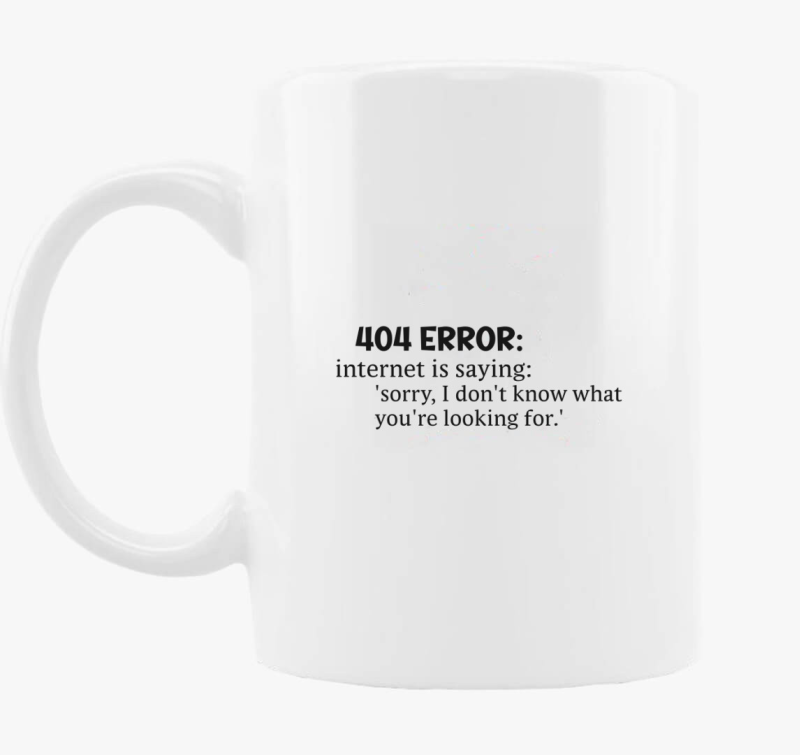 404 Error internet Dictionary skodelica