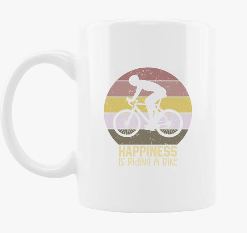Happiness bike skodelica