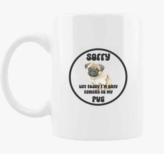 Talking Pug skodelica