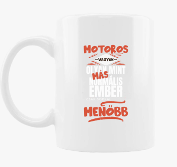 Motoros sem olyan kot ember skodelica