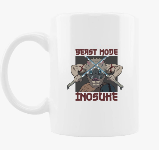 Inosuke Beast Mode skodelica
