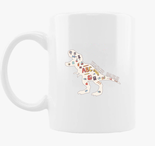 Teacher Saurus skodelica