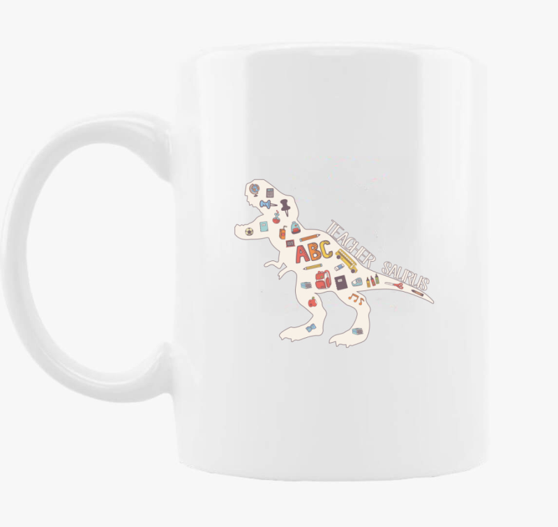Teacher Saurus skodelica