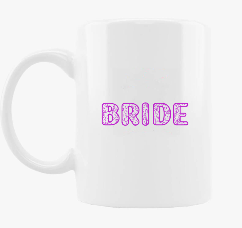 Bride pink skodelica