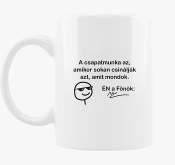 csapatmunka amit mondok smešno skodelica