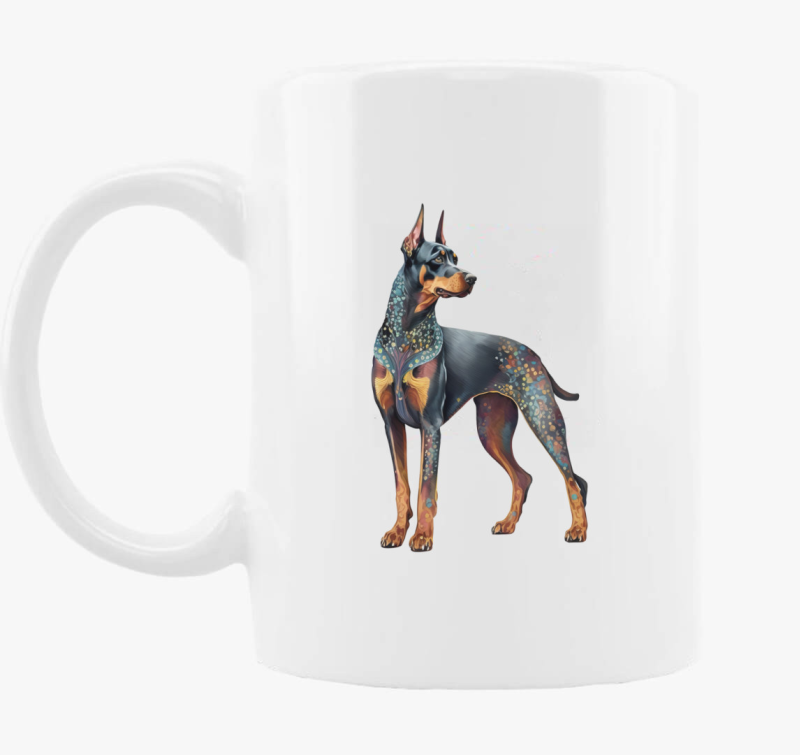Doberman skodelica