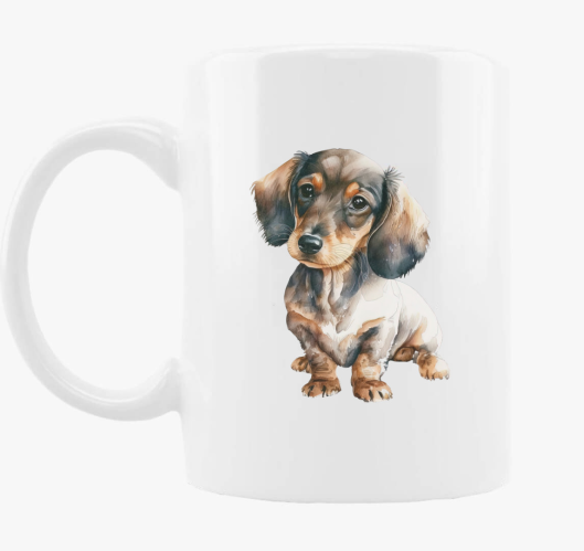 daschund skodelica