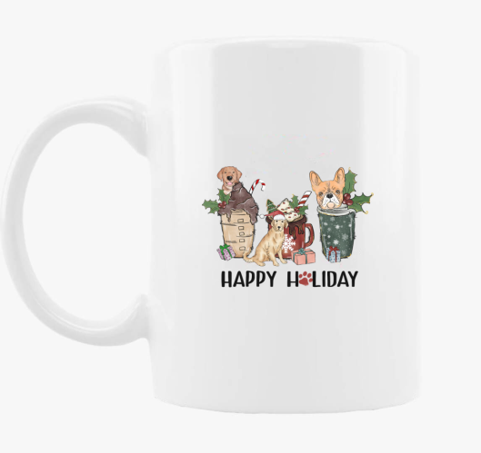 Happy Holiday skodelica