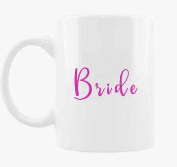 Bride pink szivecske skodelica