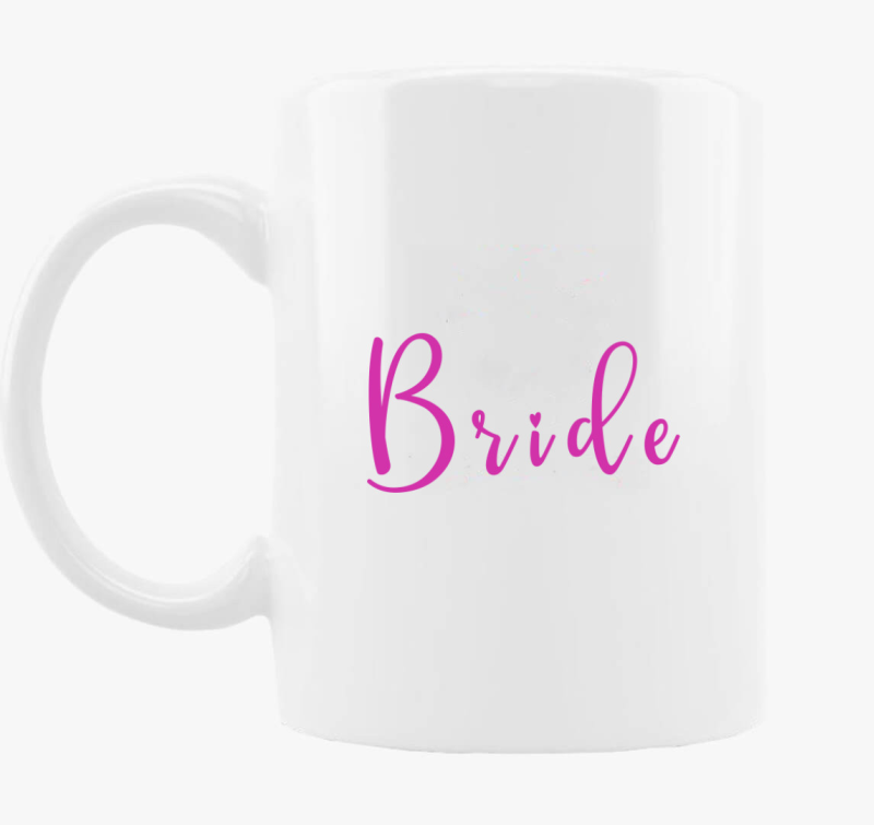 Bride pink szivecske skodelica