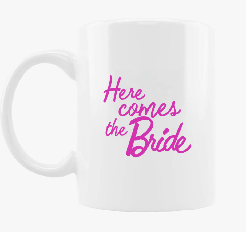 Here comes the Bride Barbies skodelica