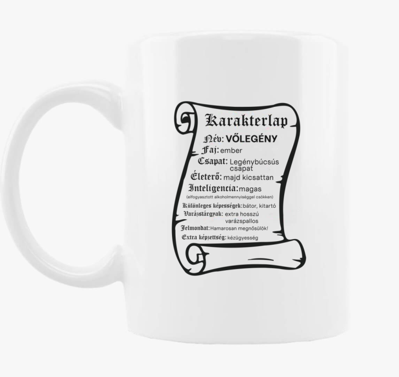 Karakterlap skodelica