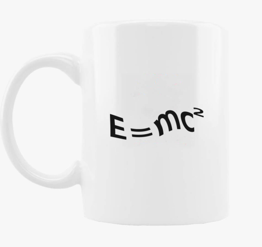 E=mc² skodelica