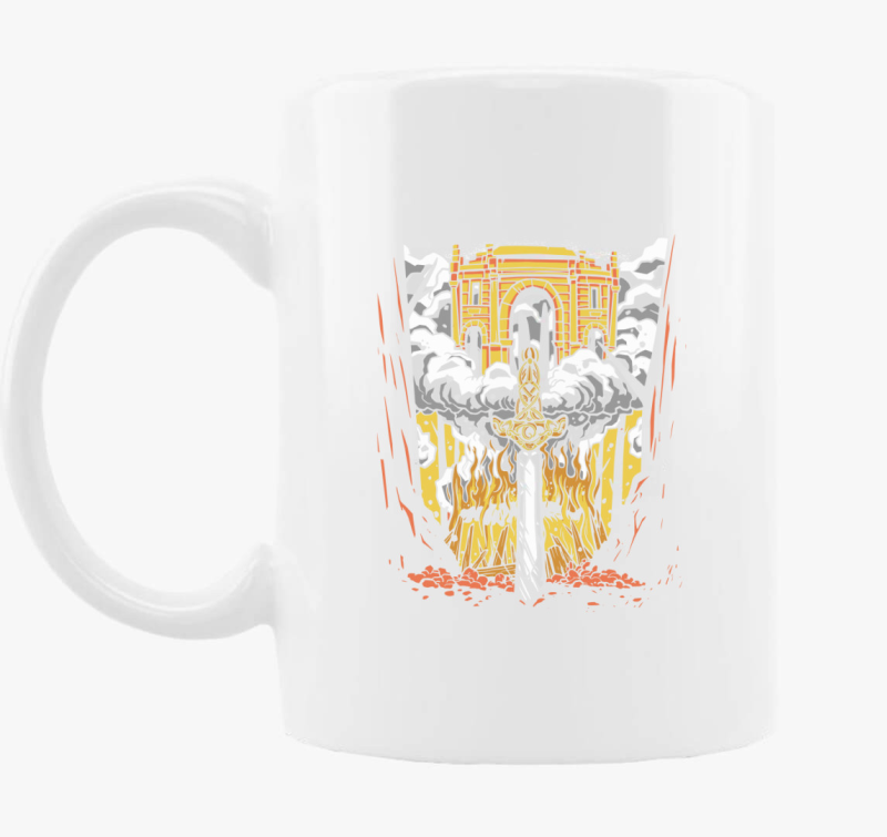 Valhalla kapuja skodelica