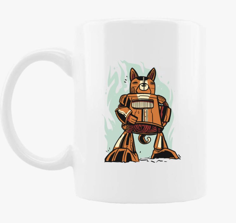 Steampunk macska skodelica