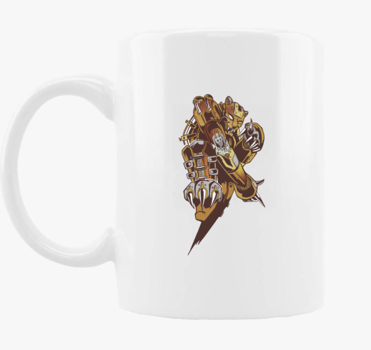 Steampunk medve skodelica