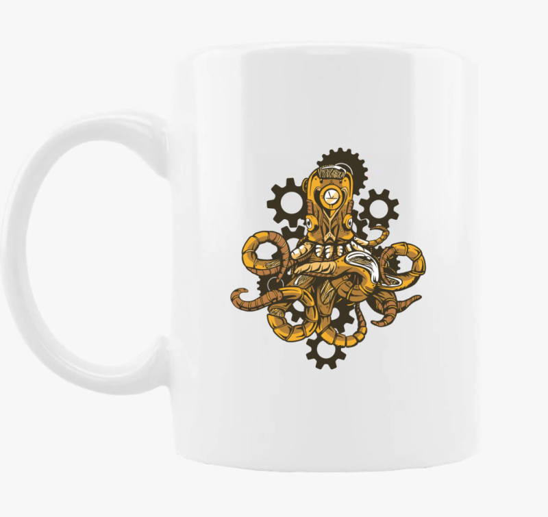 Steampunk polip skodelica