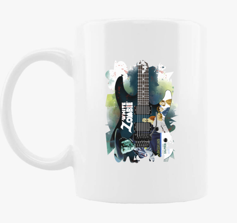 Kirk Hammett White Zombie Kitara skodelica