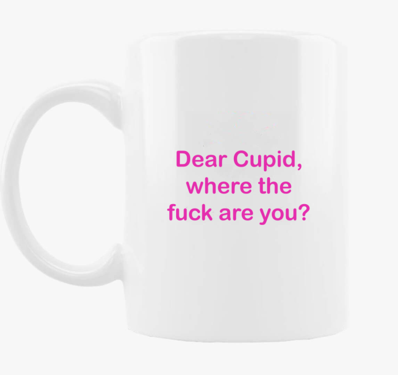 Dear Cupid pink skodelica