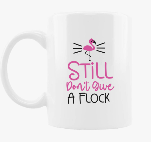 Flamingo flock skodelica