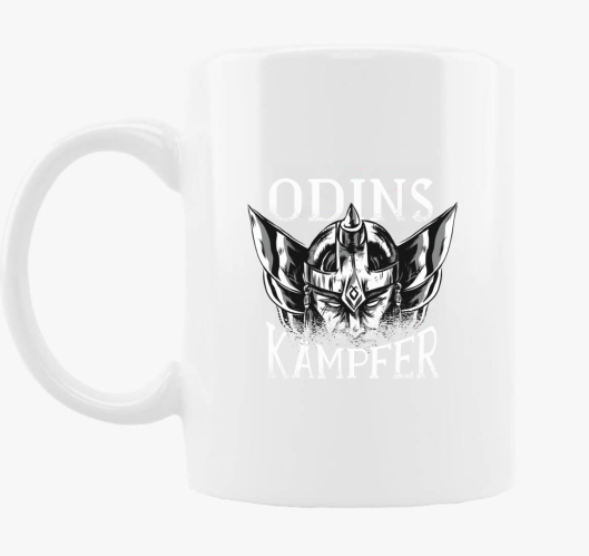 Odin harcosa sisak skodelica