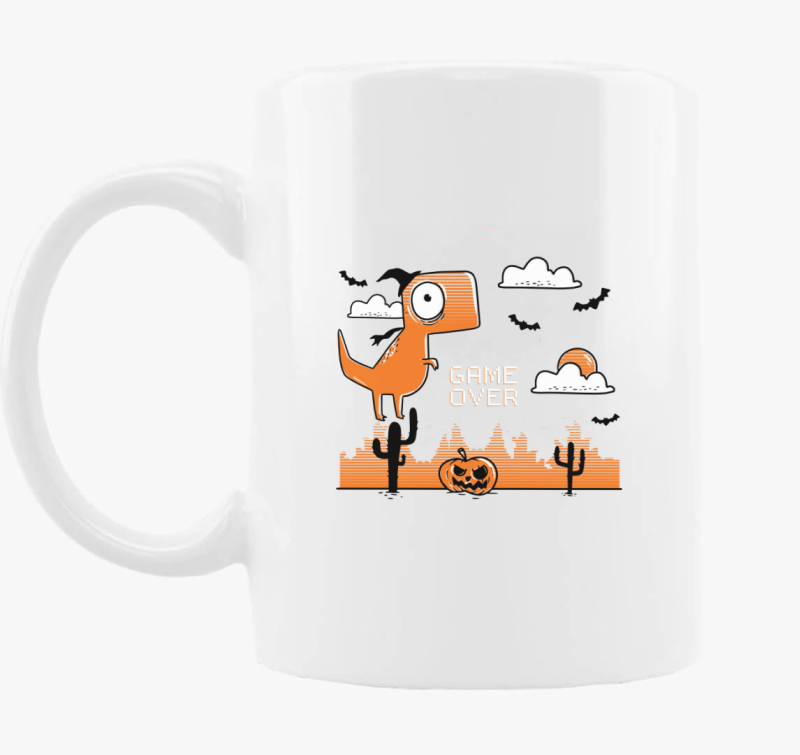 Game Over Halloween skodelica