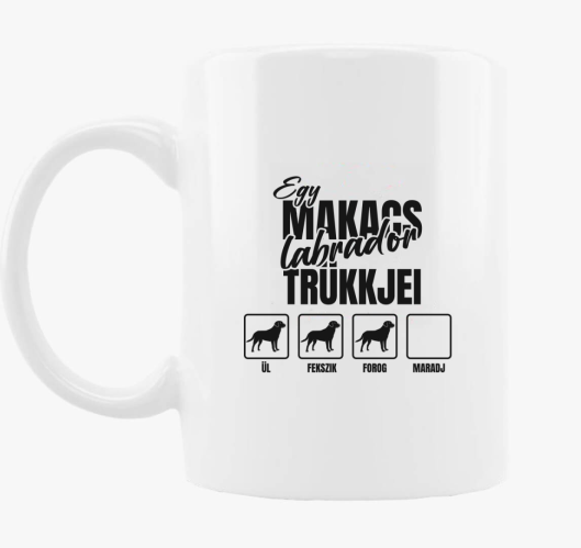 makacs labrador skodelica