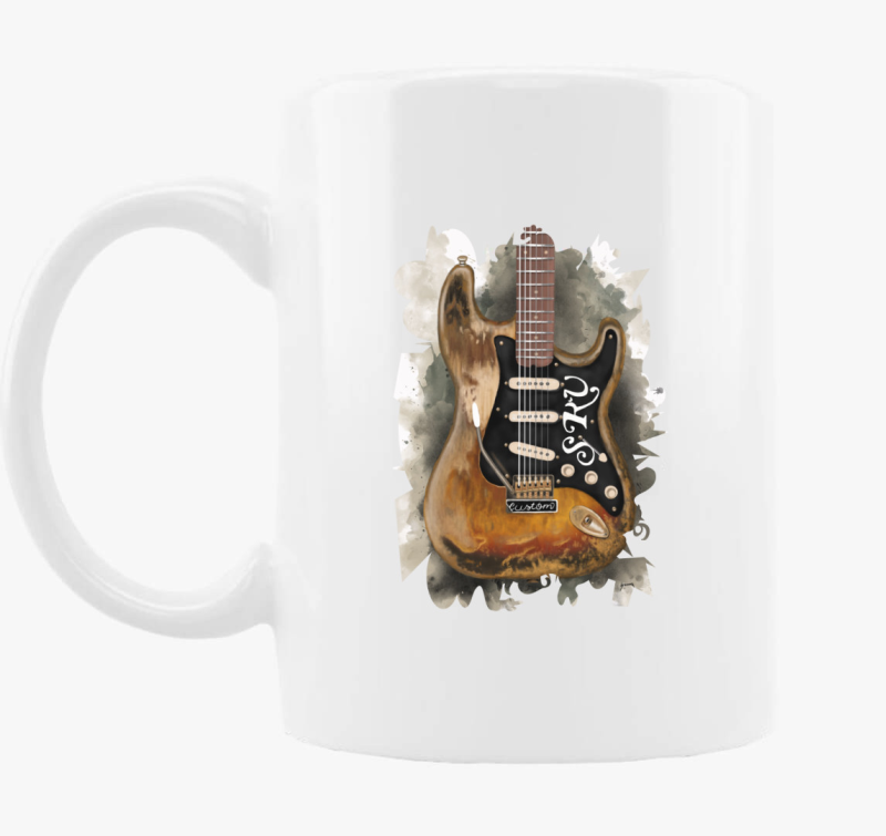 Stevie Ray Vaughan kitara skodelica