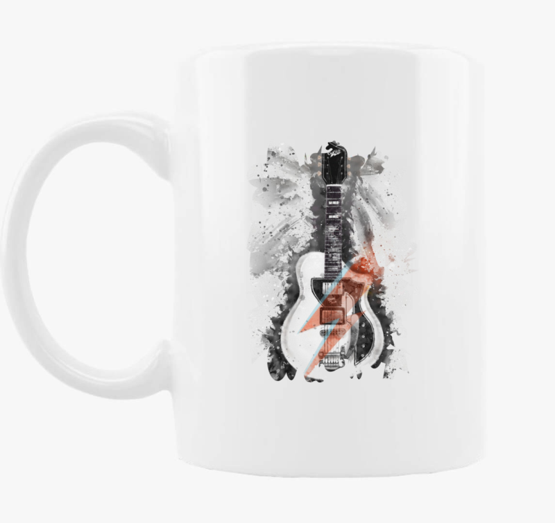 David Bowie kitara skodelica