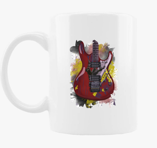 Joe Satriani kitara skodelica