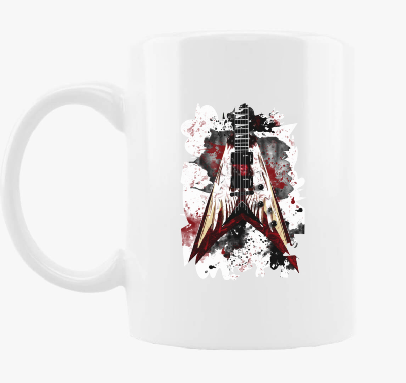 Dave Mustaine kitara skodelica