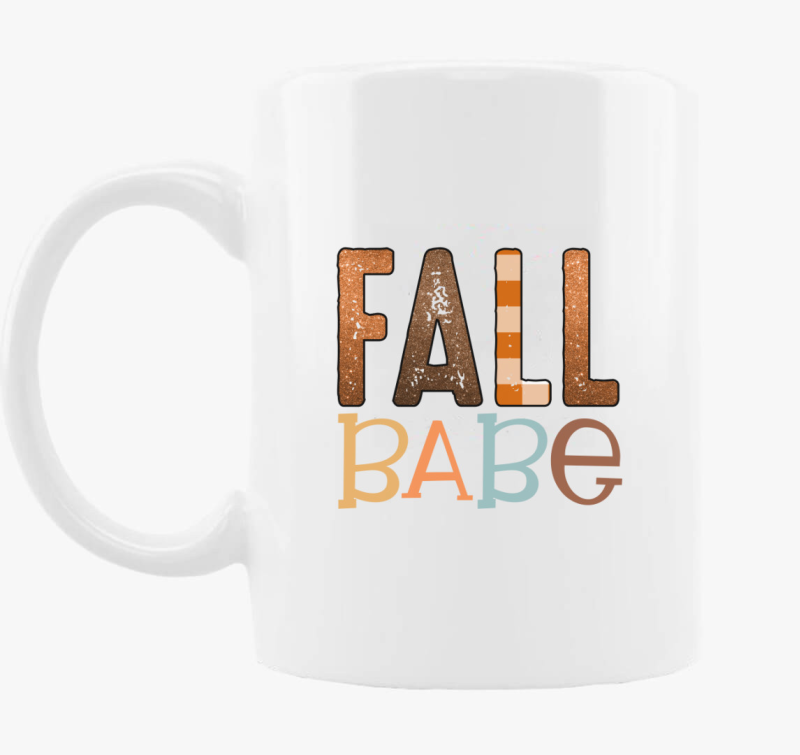 Fall babe rjava skodelica