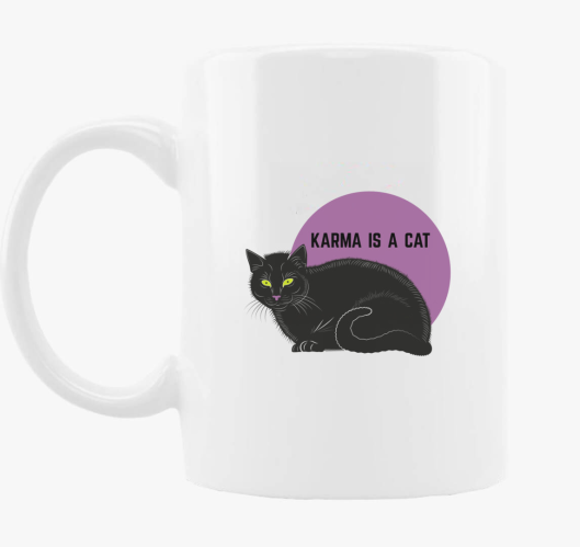Karma is cat skodelica