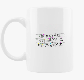 Stranger things lights skodelica