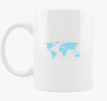 Pontozott modra skodelica