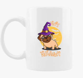 Halloween mopsz skodelica