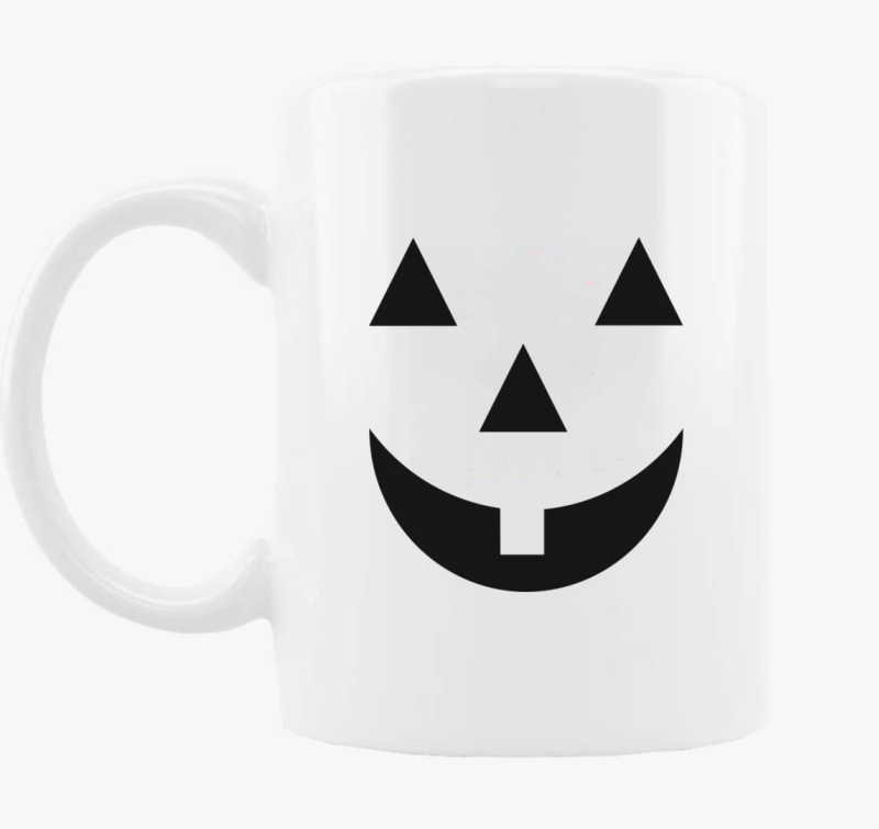 Pumpkin face skodelica