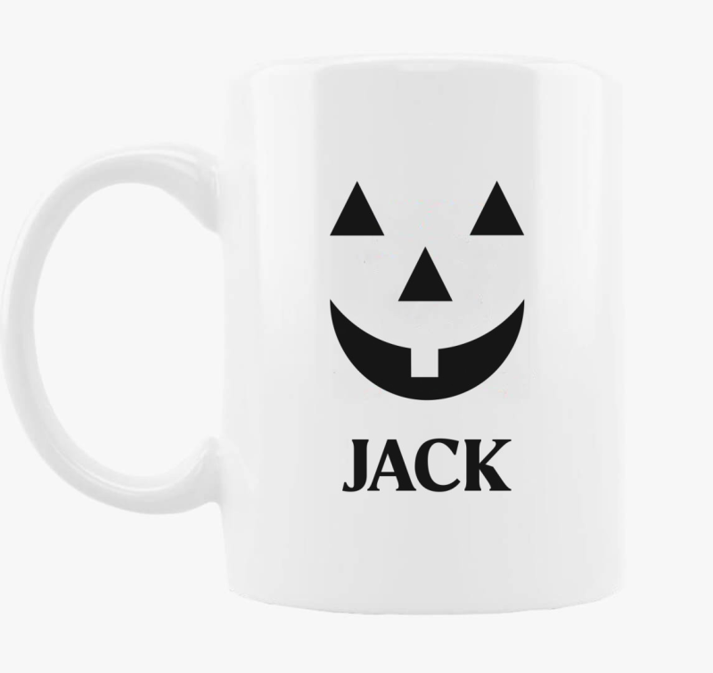 Pumpkin face skodelica