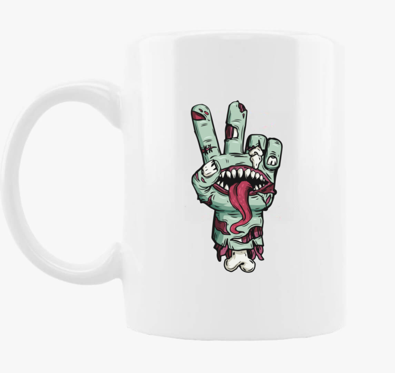 Halloween zombi skodelica