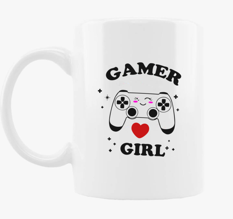 Gamer girl joytick skodelica