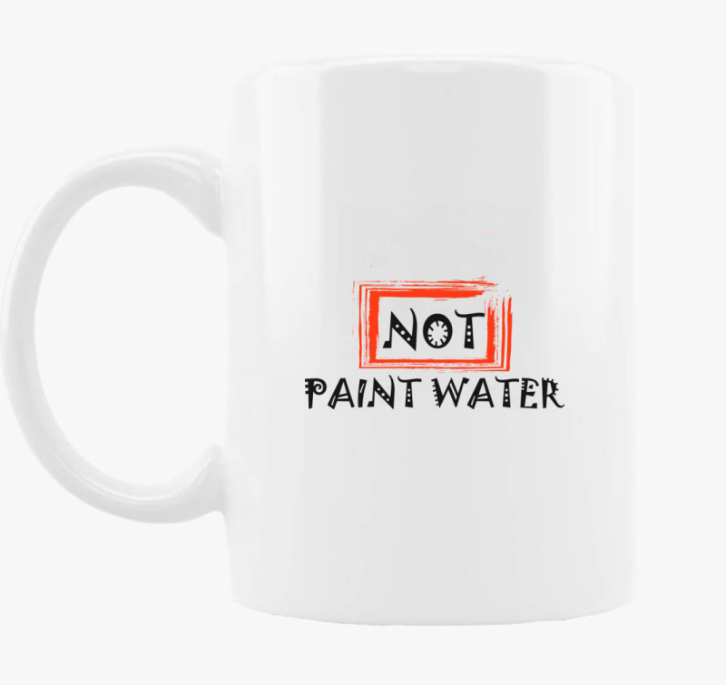 not paint water skodelica
