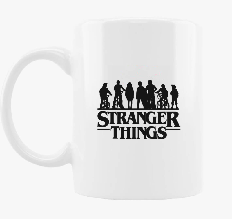 Stranger Things 5 sziluett skodelica