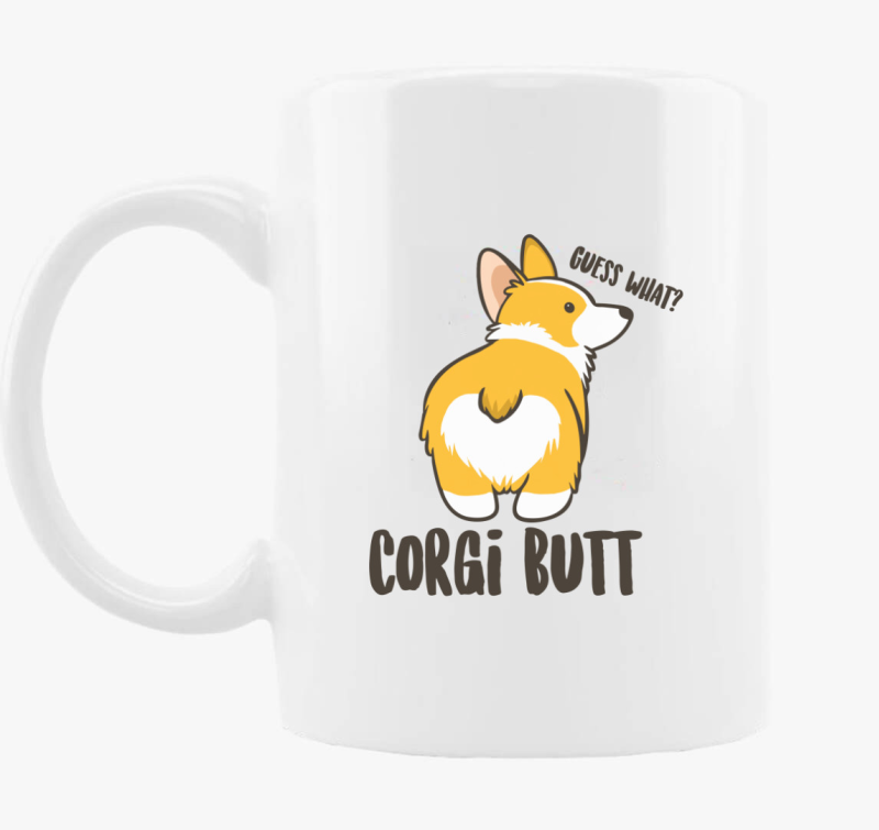 Corgi butt skodelica