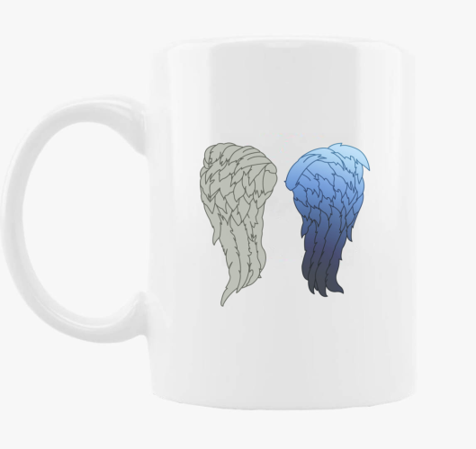 Daryl vest wings skodelica