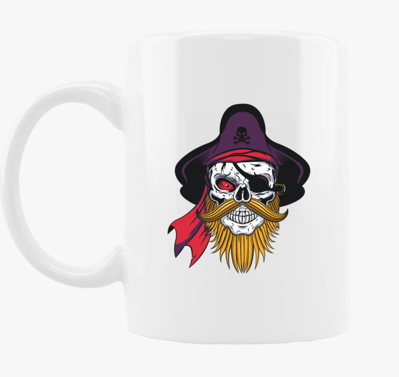 Pirate skull 6 skodelica