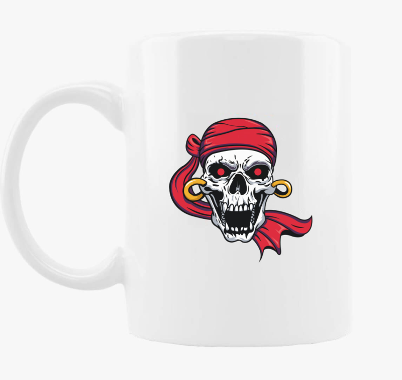 Pirate skull 8 skodelica