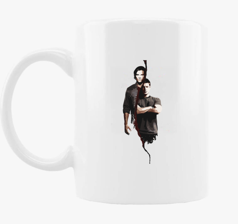 Supernatural Sam in Dean 2 skodelica